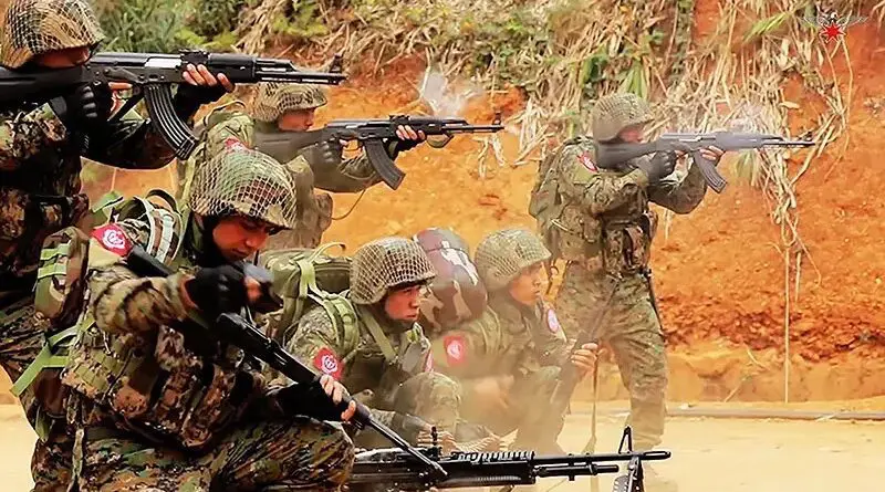 File photo of Arakan Army soldiers in Myanmar. Photo Credit: Arakan Army