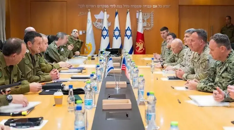 IDF Chief of the General Staff, LTG Herzi Halev with Commander of the United States Central Command (CENTCOM), General Michael Kurilla. Photo Credit: IDF, X