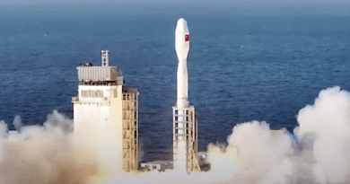 Launch of China's Smart Dragon-3 (Jielong-3) Yao-1 carrier rocket. Photo Credit: China News Service video screenshot