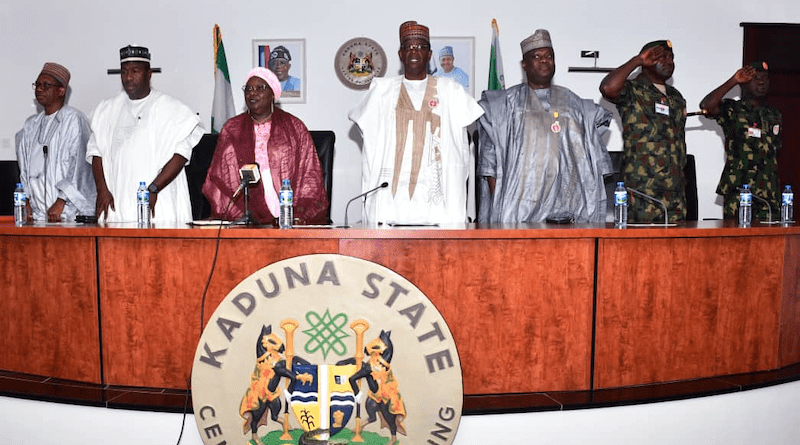 Nigeria's Minister of State for Defence, Dr Muhammed Bello Matawalle MON, along with the Permanent Secretary, Ministry of Defence, Dr Ibrahim Abubakar Kana mni, led a high-level delegation to visit and express Federal Governments’ condolences to the victims of the accidental bombing by the Nigerian Army in Agabi Local Government, Kaduna State. Photo Credit: Nigeria Ministry of Defense