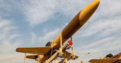 An Iranian Karrar drone. Photo Credit: Tasnim News Agency