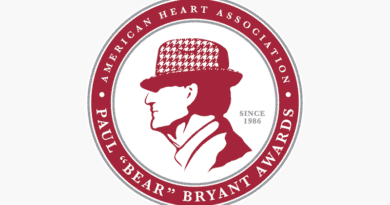 American Heart Associations Paul "Bear" Bryant Heart of a Champion Award logo Credit: American Heart Association
