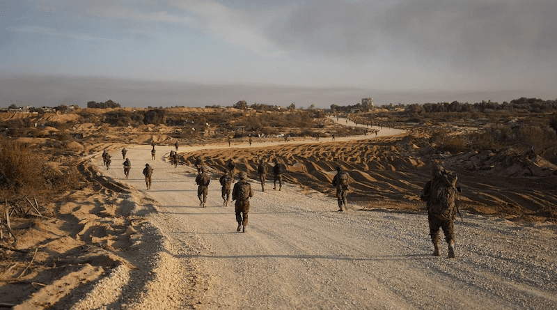 Israeli soldiers in Gaza. Photo Credit: IDF, X