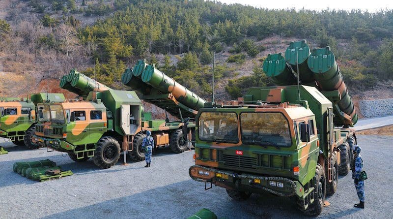 Chinese Naval troops prepare anti-ship missiles. Photo Credit: China Mil (Photo by Zhang Gan)