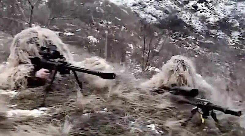 Ukrainian soldiers. Photo Credit: Ukraine Border Guard video screenshot