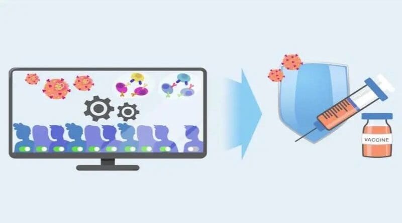 With the HOGVAX tool, so-called epitopes – short protein fragments of a pathogen that trigger an immune response – can be combined to create novel vaccines. The aim is to maximise population coverage. Credit: HHU/Sara Schulte