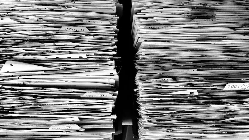 paperwork files folders regulations