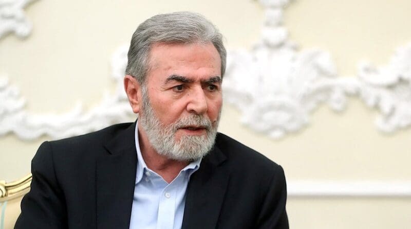 The secretary-general of the Palestinian Islamic Jihad Movement, Ziyad al-Nakhalah, Photo: Iranian Presidency Office