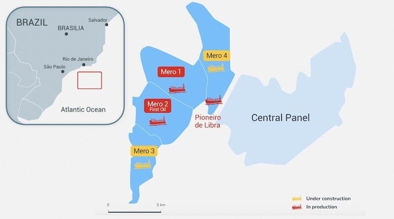 Mero field in the Brazilian pre-salt. Credit: TotalEnergies