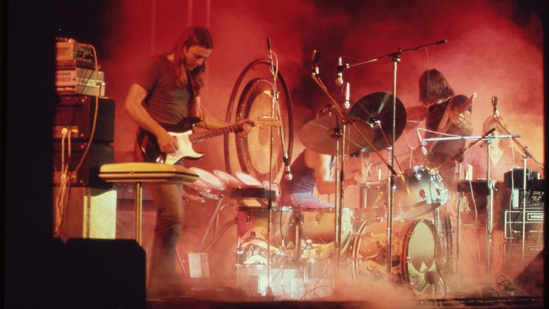 Pink Floyd performing on their early 1973 US tour, shortly before the release of The Dark Side of the Moon. Photo Credit: Calonius, Erik, Photographer, Wikipedia Commons