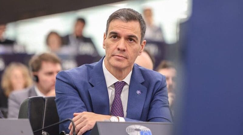 File photo of Spain's Prime Minister Pedro Sánchez at the European Parliament in Strasbourg [European Parliament/Frederic MARVAUX]