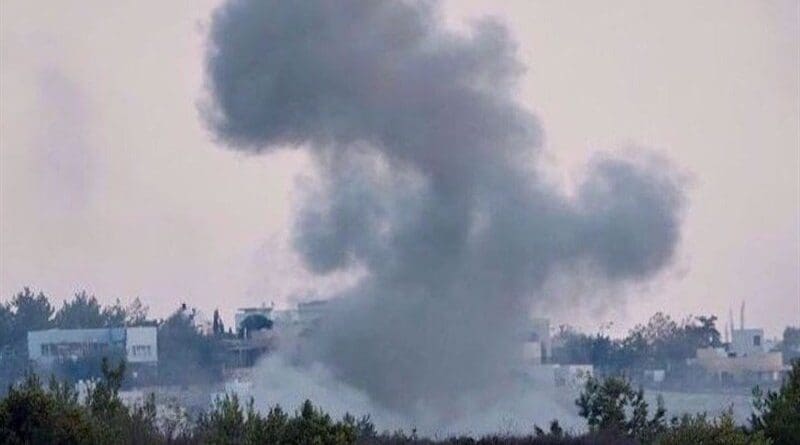 Israeli airstrike in southern Lebanon. Photo Credit: Tasnim News Agency