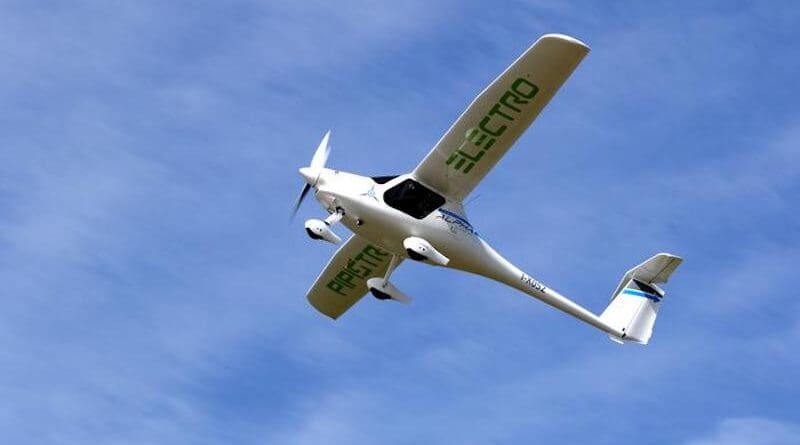 Researchers at Chalmers University of Technology, Sweden, have performed the world's first life cycle assessment (LCA) of an existing, two-seater, all-electric aircraft, with a direct comparison to an equivalent fossil fuel-powered one. According to the study, after just one quarter of the expected lifespan of the electric aircraft, the climate impact is lower than that of the fossil fuel-based aircraft, provided that green electricity is used. The downside, however, is increased mineral resource scarcity. CREDIT: Chalmers University of Technology | Daniel Karlsson