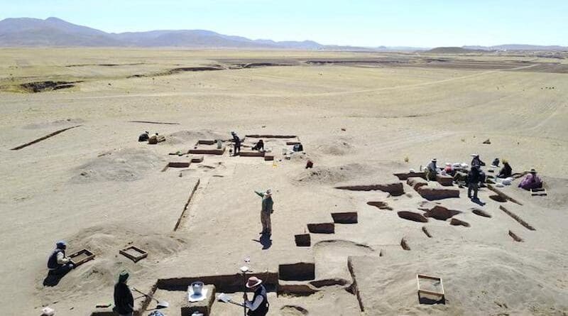 The Wilamaya Patjxa archeological site in Peru produced human remains showing that the diets of early people of the Andes were primarily composed of plant materials. CREDIT: Randy Haas