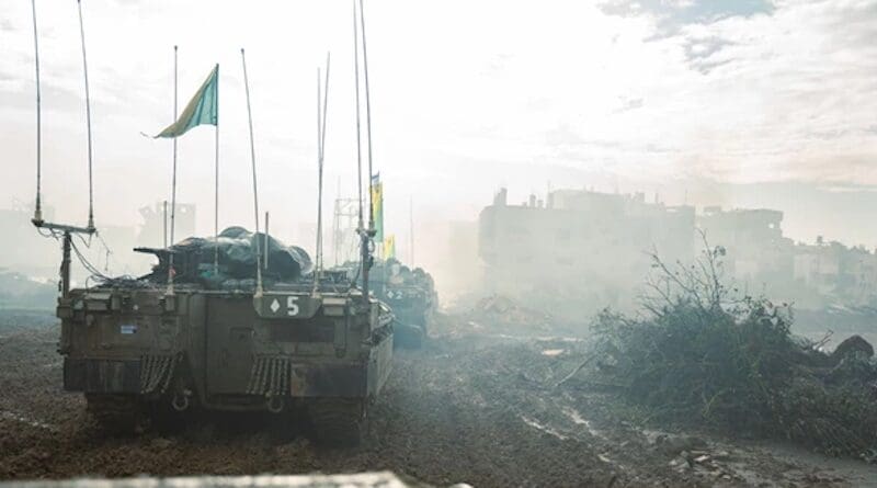 Israel soldiers and tanks in Gaza. Photo Credit: IDF
