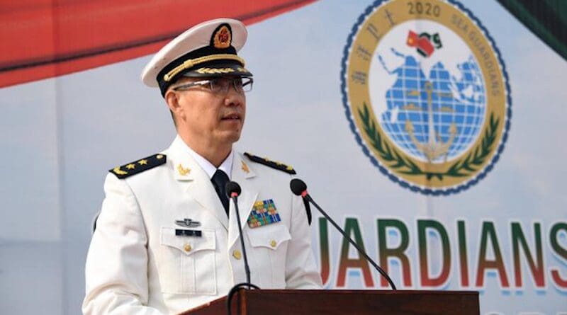 Dong Jun appears at the opening ceremony of the Sea Guardians-2020 joint naval exercise between China and Pakistan on Jan. 6, 2020. Photo Credit: China’s Ministry of National Defense