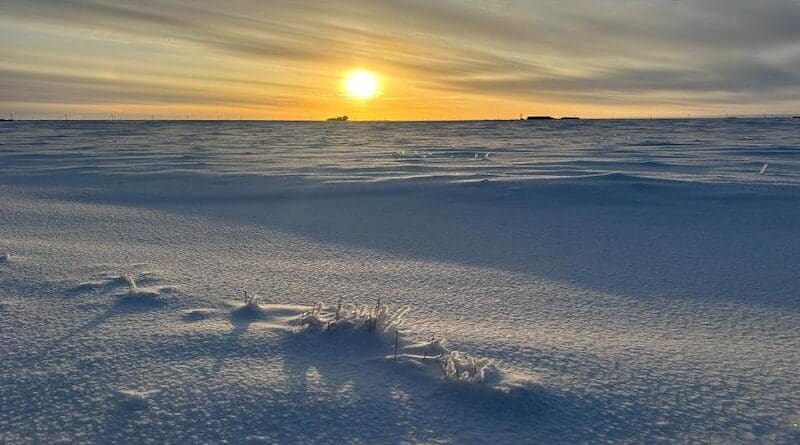 A Sandia National Laboratories study used previously unpublished data from GPS monitors to learn more about what’s decreasing the sun’s reflectivity in the Arctic. CREDIT: Sandia National Laboratories