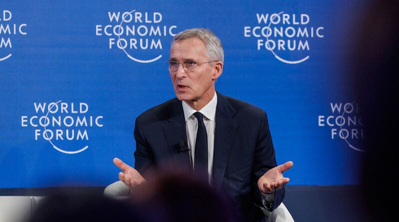 NATO Secretary General Jens Stoltenberg at the World Economic Forum Annual Meeting in Davos. Photo Credit: NATO