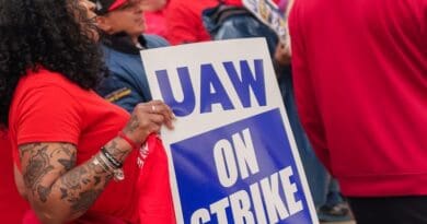 United Auto Workers strike in 2023. Photo Credit: The White House