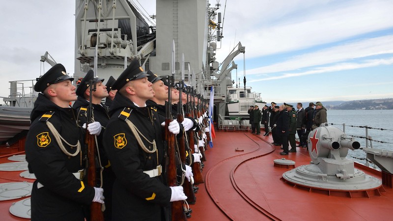 Russian Navy sailors Photo Credit: Kremlin.ru