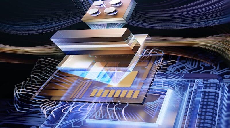 Light squeezed tight—Tiny optical circuit confines light with record efficiency for next-gen telecom, data, and medical tech.