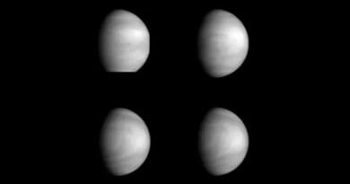 Multiple Views of Venus' High-level Clouds. Credit: NASA/JPL