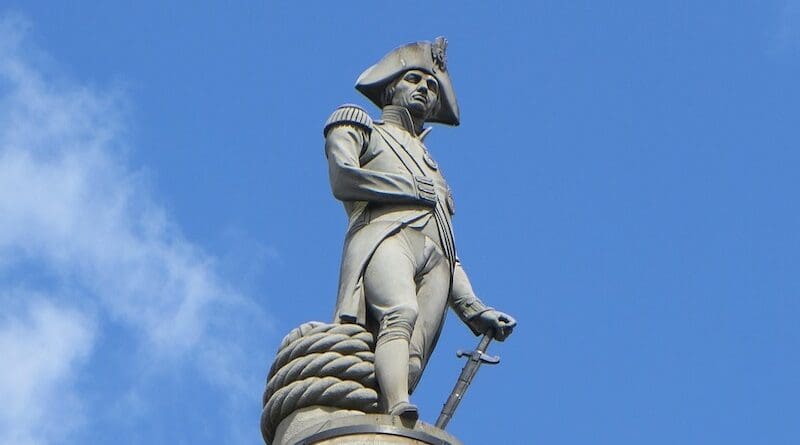 Trafalgar Square column statue