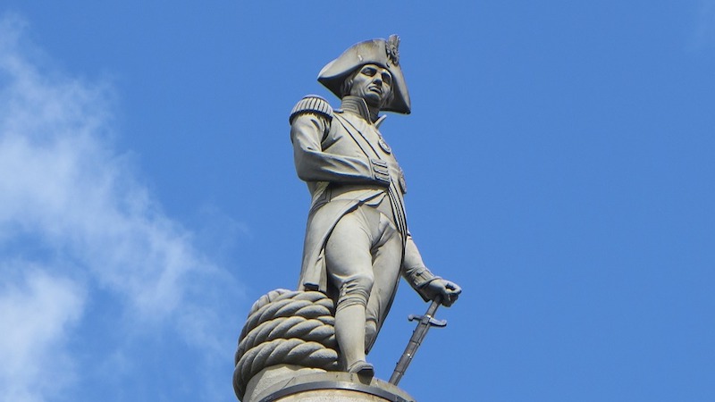 Trafalgar Square column statue
