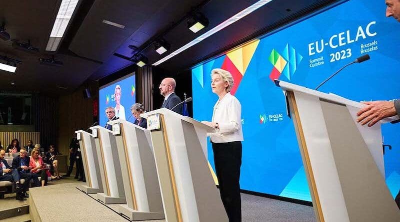Participation of Ursula von der Leyen, President of the European Commission, in the EU/CELAC 2023 Summit. Photo: Dati Bendo for CE - Audiovisual Service. © European Union.
