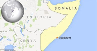 Map of Somalia. Credit: VOA