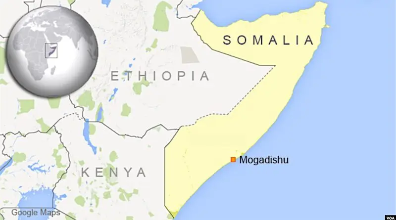Map of Somalia. Credit: VOA