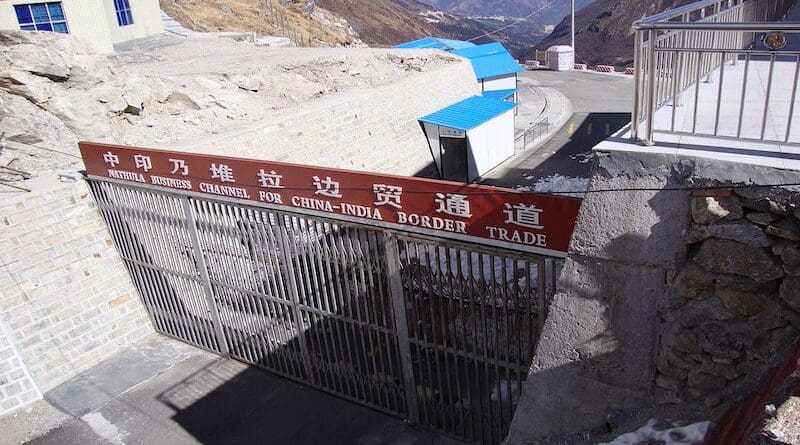 The Nathula Pass Border between India and China. Photo Credit: Sanjoy Banerjee, Wikipedia Commons