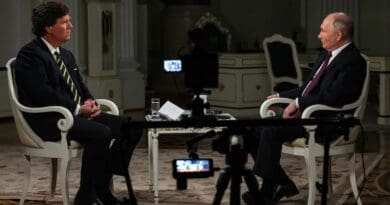 Tucker Carlson interviews Russia's President Vladimir Putin. Photo Credit: Kremlin.ru
