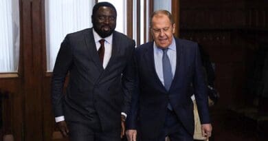 Gambia's Foreign Affairs Minister Mamadou Tangara with Russia's Foreign Minister Sergey Lavrov. (photo supplied)