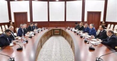 Diplomats from Iran and Uzbekistan meet in Tashkent. Photo Credit: Tasnim News Agency