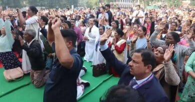 Catholics pray at the Christ the King festival procession in New Delhi on Nov. 20, 2022. Christian leaders in the northeastern state of Assam have denied accusations of attempting to convert people through 'magical healing' by praying for the sick and disabled. (Photo supplied)