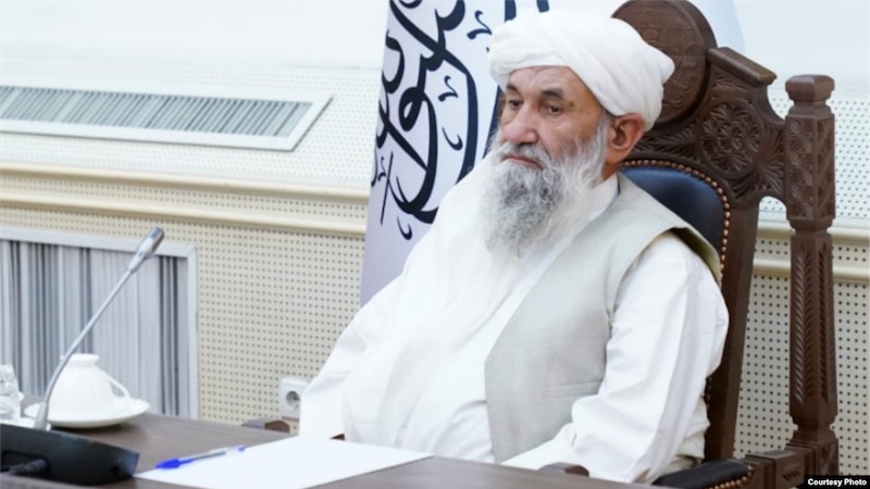 Taliban Prime Minister Mullah Mohammad Hassan Akhund. Photo Credit: RFE/RL