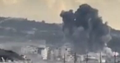 Israeli air strikes hit southern Lebanon near the coastal city of Sidon. Photo Credit: Social media, AN video screenshot