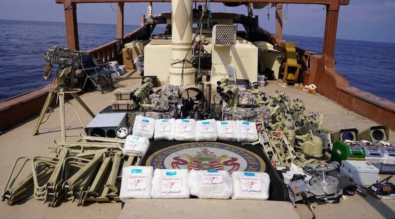 Iranian weapons shipment intended for Houthis confiscated by CENTCOM. Photo Credit: CENTCOM