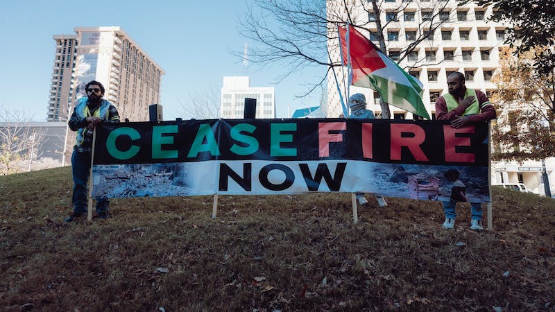 palestine palestinian gaza ceasefire israel protest demonstration