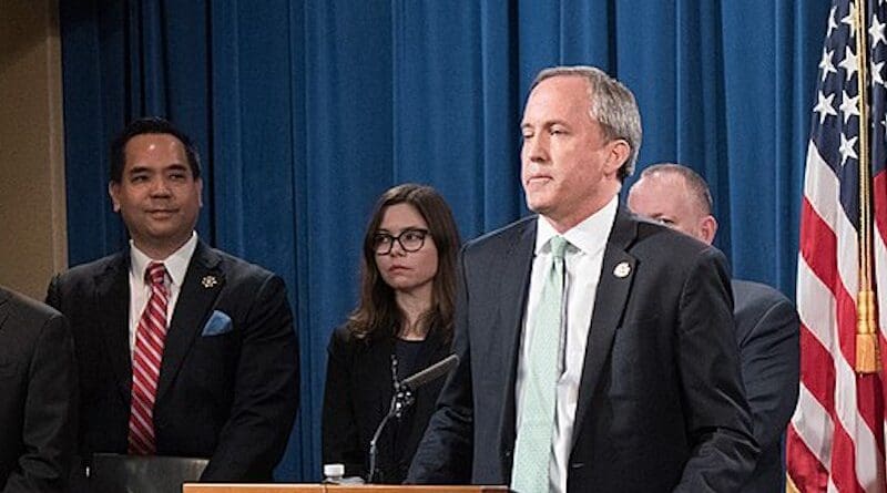File photo of Ken Paxton. Photo Credit: The United States Department of Justice, photo cropped
