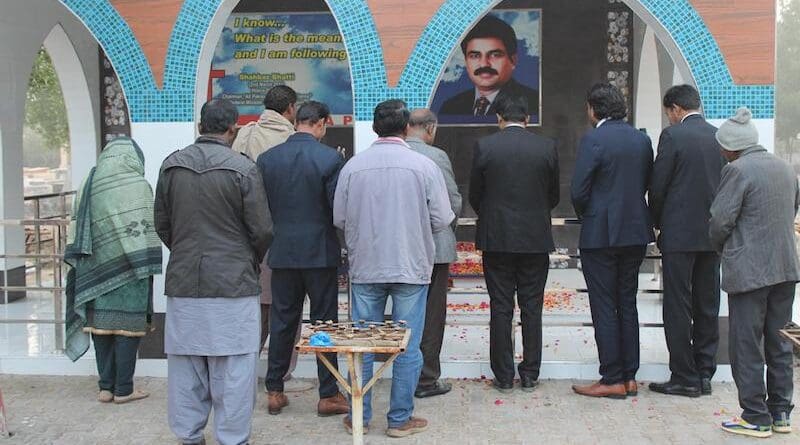 Human Rights advocates in Pakistan commemorating the 13th Anniversary of Shahbaz Bhatti's assassination (Photo supplied)