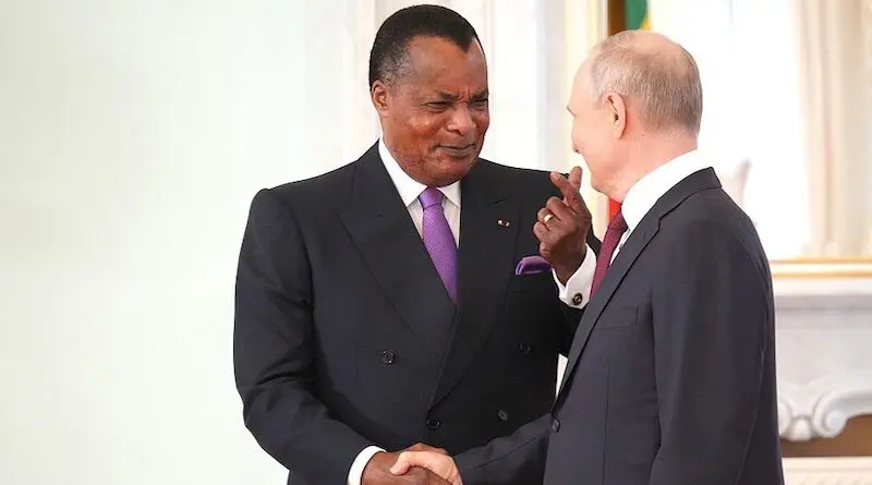Congo's President Denis Sassou-Nguesso with Russia's President Vladimir Putin (photo supplied)