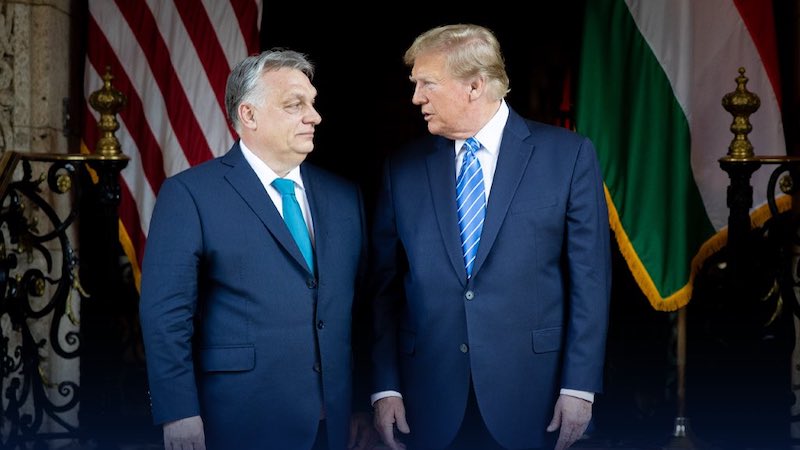 Hungary's Prime Minister Viktor Orbán with former US President Donald Trump. Photo Credit: Viktor Orbán, X