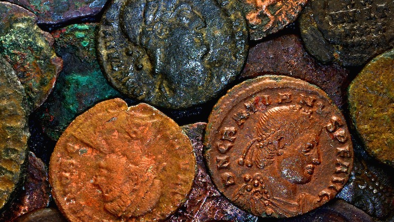 ancient coins roman archaeology