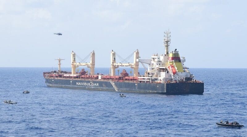 Indian Navy frees cargo ship from Somali pirates. Photo Credit: Spokesperson Indian Navy, X