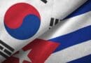 Flags of South Korea and Cuba. Photo Credit: Radio Havana