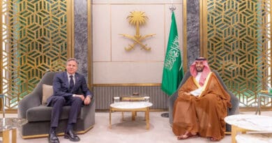 Saudi Arabia’s Crown Prince Mohammed bin Salman with US Secretary of State Antony Blinken. Photo Credit: SPA