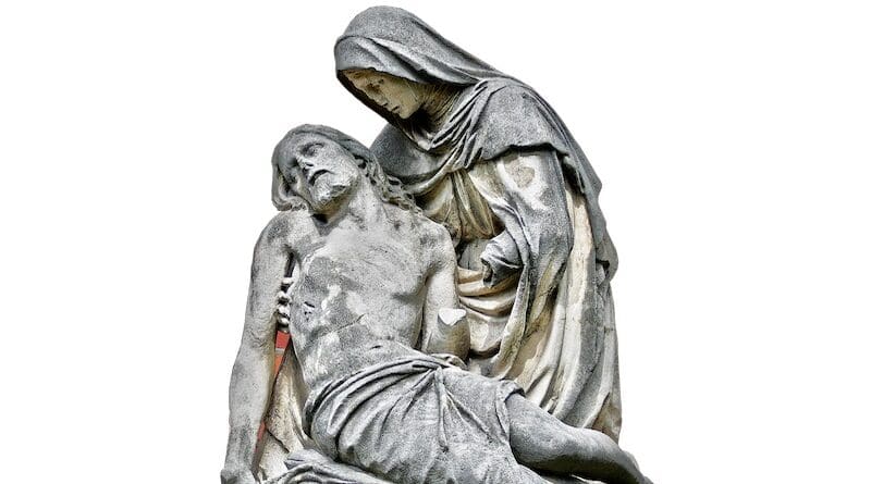 pieta virgin Mary jesus christ sculpture