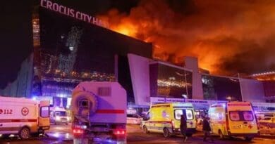 Terrorist attack on Moscow’s Crocus City Hall. Photo Credit: Tasnim News Agency